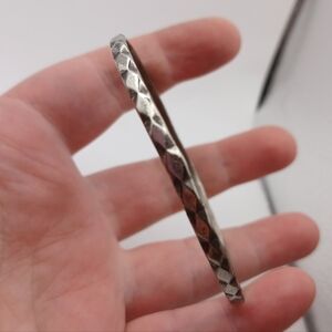 Signed Sterling 925 Bangle. Size 7.5